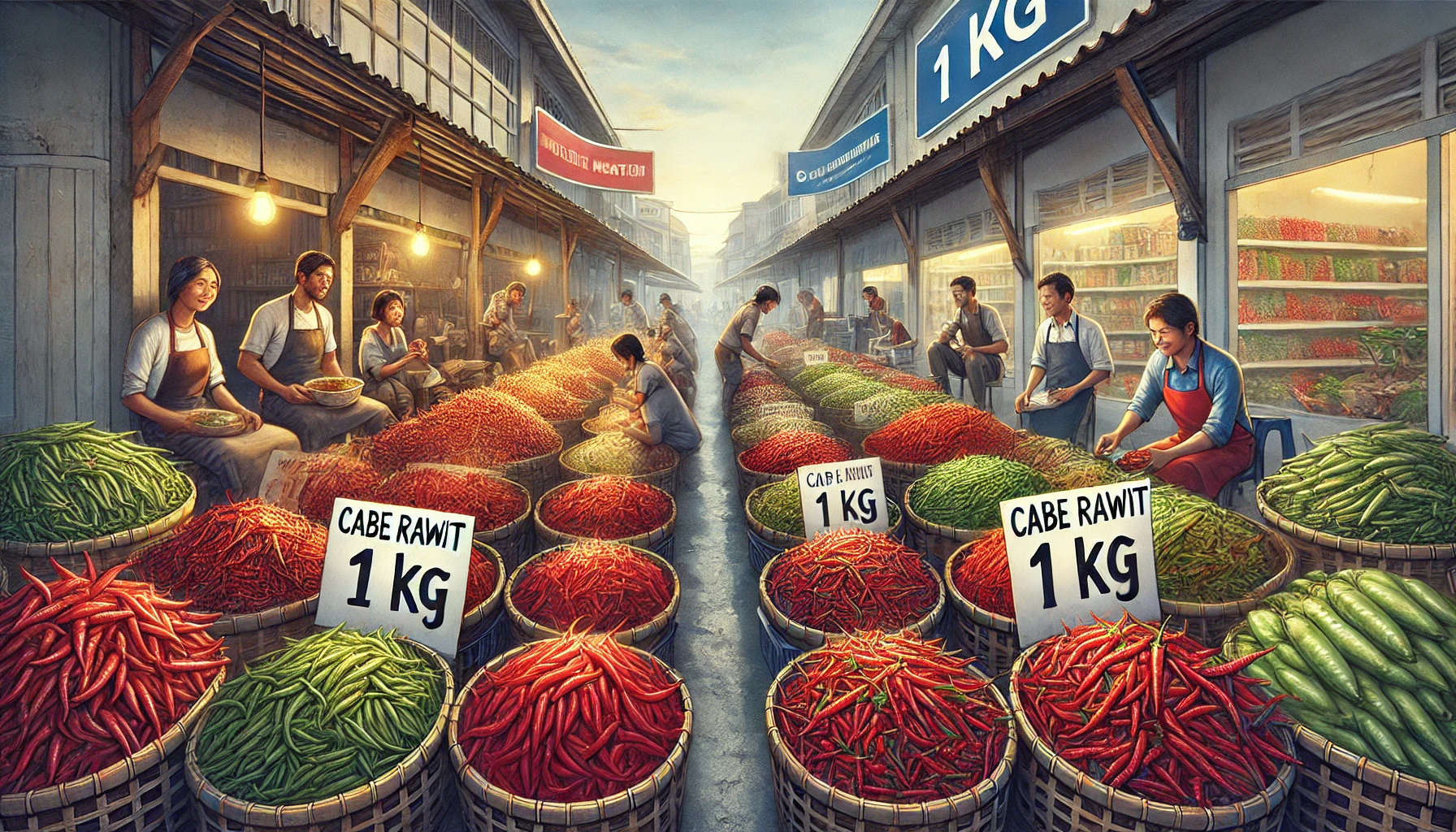 Harga Cabe Rawit 1 Kg Hari Ini Terbaru 2025 Terus Naik Turun, Dampaknya Terasa hingga ke Dompet Rumah Tangga