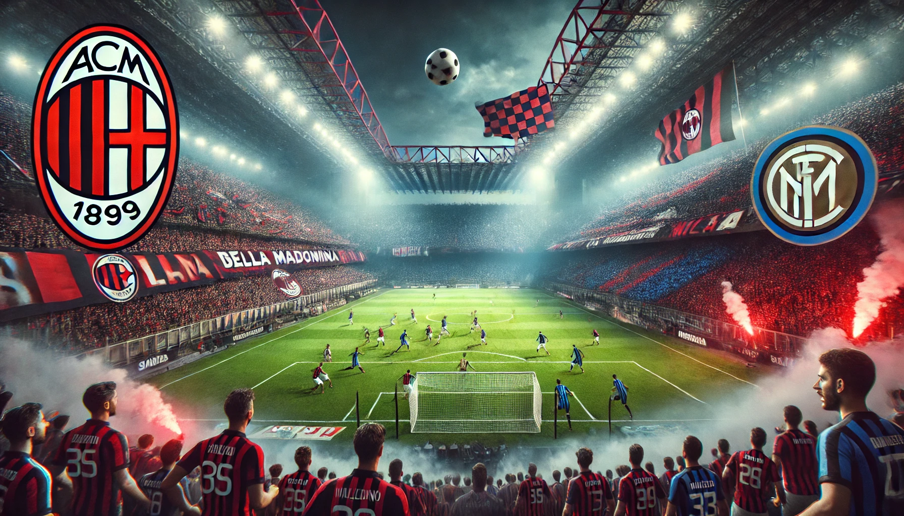 Pertandingan AC Milan vs Inter Milan Derby Panas Liga Italia