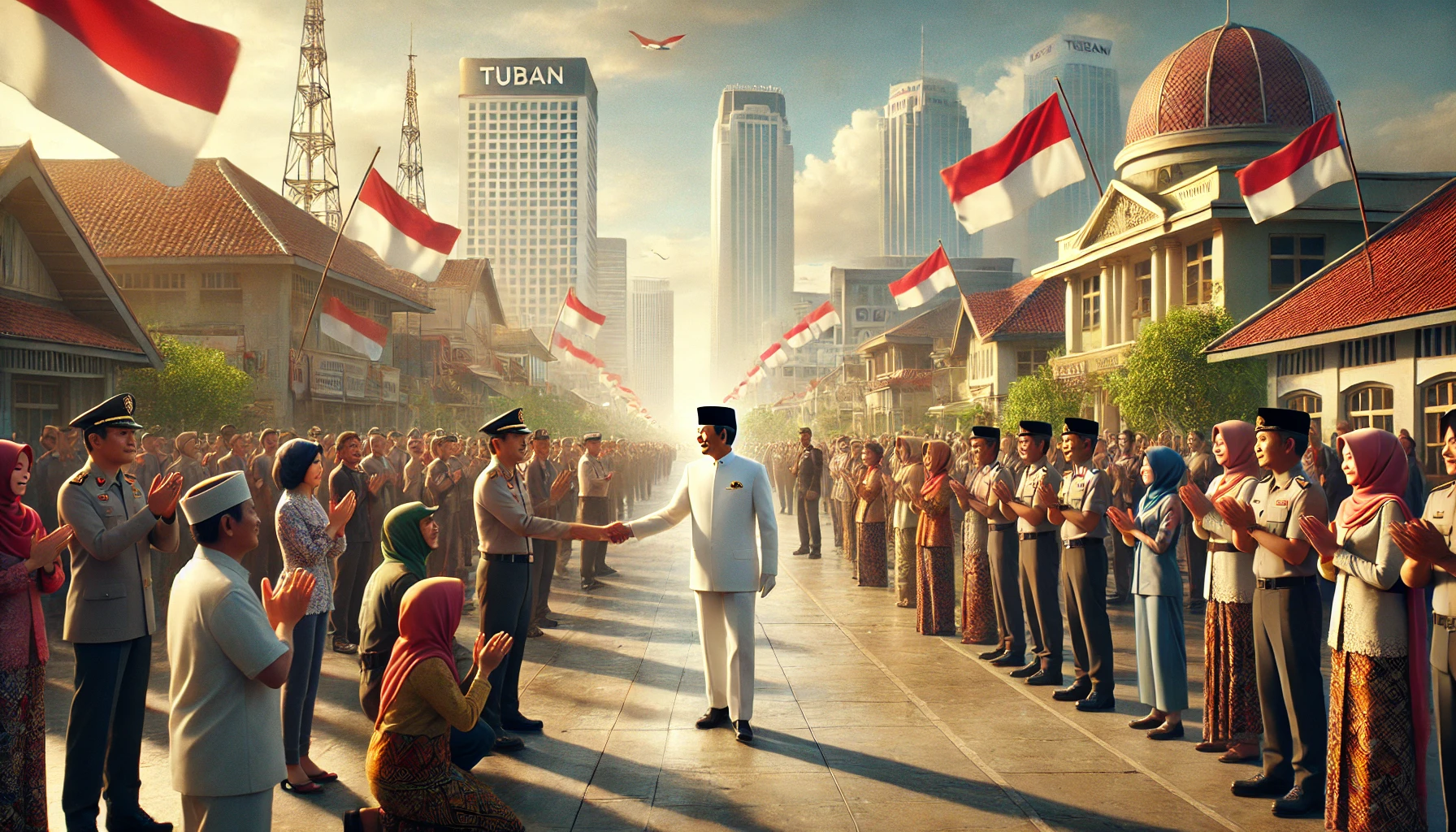 Kunjungan Presiden Prabowo Ke Tuban Disambut Antusias Warga Dan Pejabat
