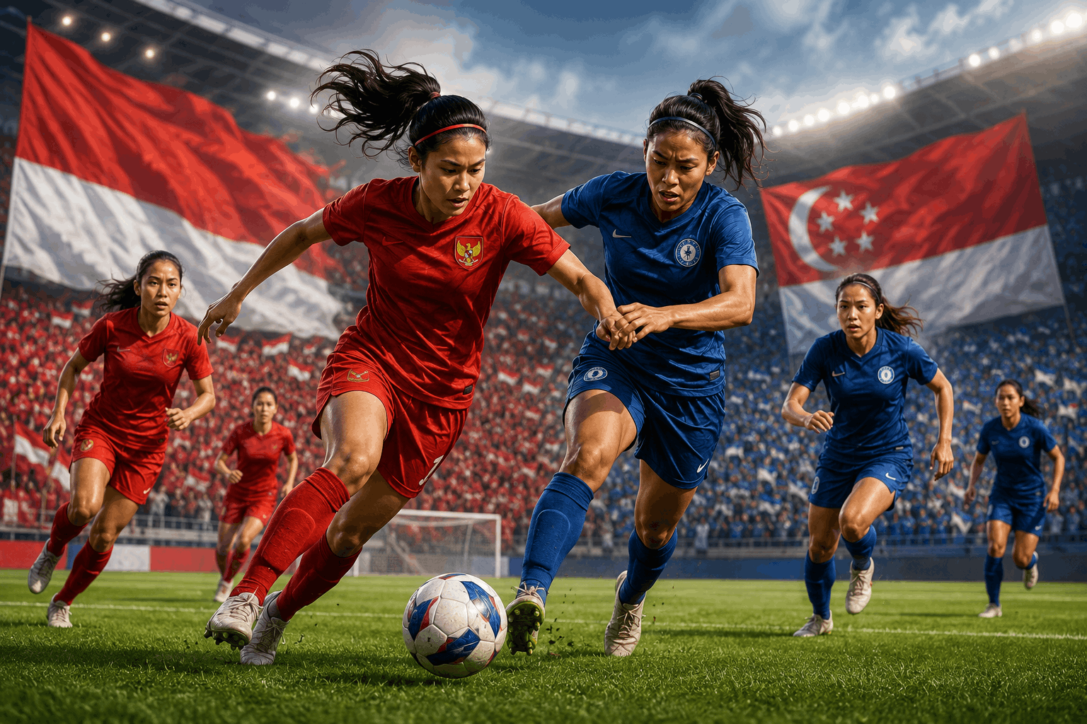 Indonesia Vs Tim Nasional Sepak Bola Wanita Singapura Jadi Laga Penting Penentu Persaingan Regional